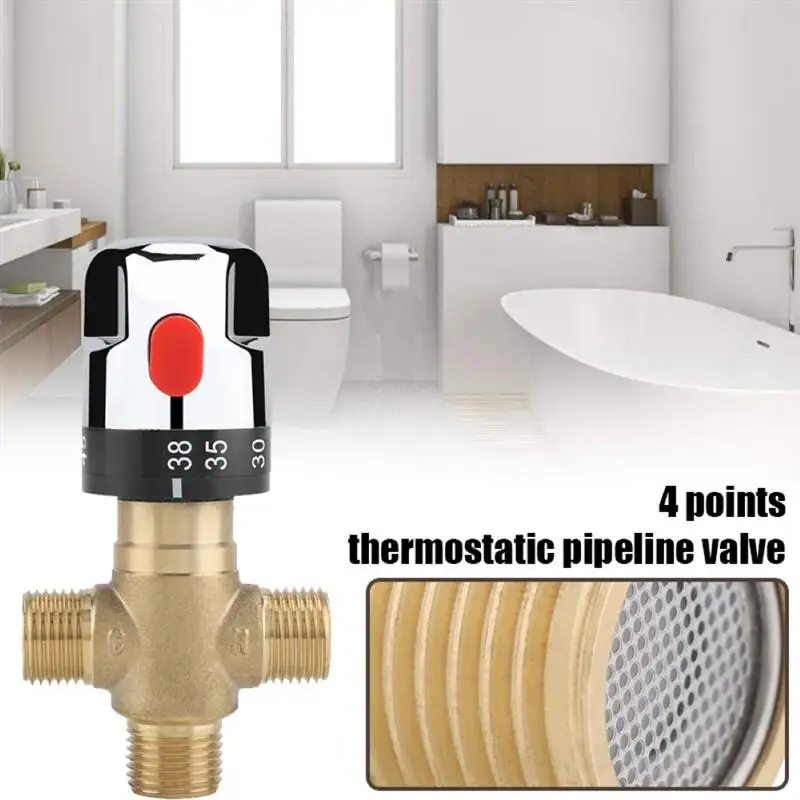 

Thermostatic Mixing Valve Thermostat Faucet Water Temperature Control Faucet Cartridges For Bathroom Kitchens