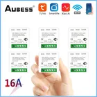 Умный светильник ключатель Aubess Zigbee, двухсторонний модуль управления сделай сам, с поддержкой Wi-Fi и Tuya, Alexa, Google, для умного дома