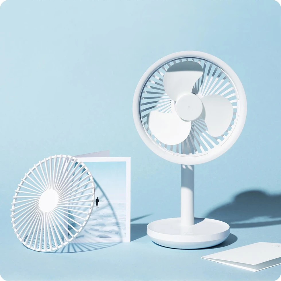 Вентилятор от USB Xiaomi Mi Solove F5 Table-Top Rotary Fan 4000mAh 3 Speed Type-C |