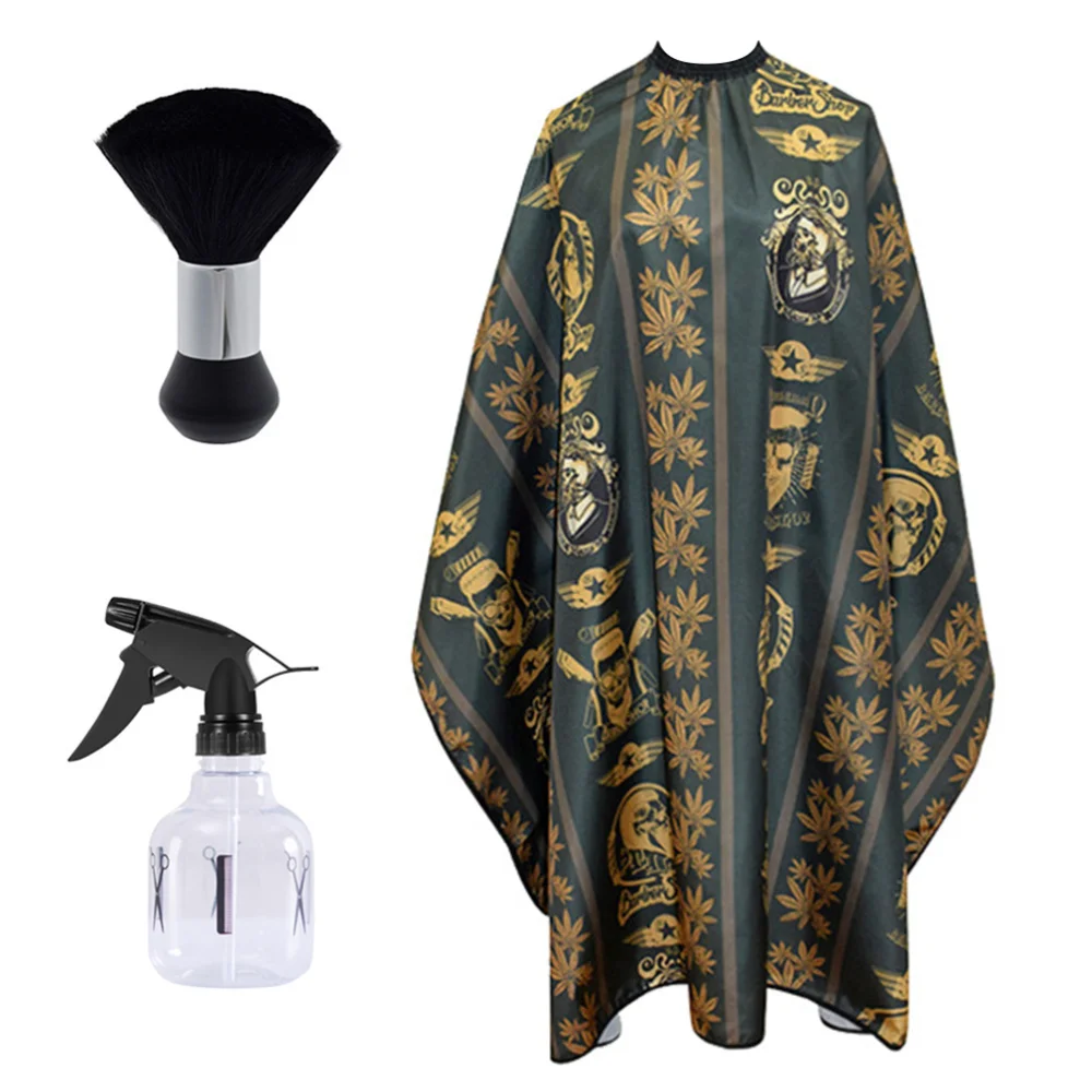 

1 комплект фартуков для салона, Парикмахерская щетка, искусственный набор инструментов для укладки волос