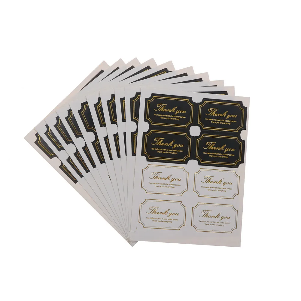 80 шт. благодарим вас ярлыки для еды Подарочные Рождественские декоративные наклейки дневника скрапбукинга