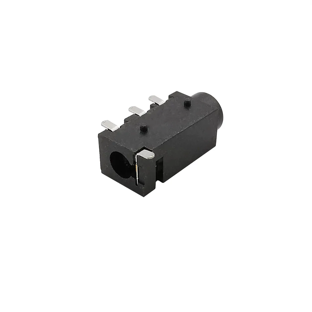 10 шт. PJ-320D 3 5 мм 4 Pin Женский Разъем Черный аудиоразъем 5mm SMD для наушников аудио
