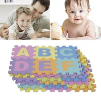 36pcsset cartoon alphabet animal baby crawling mat puzzle toys for kid eva foam yoga letter mats learning toy rug hwc