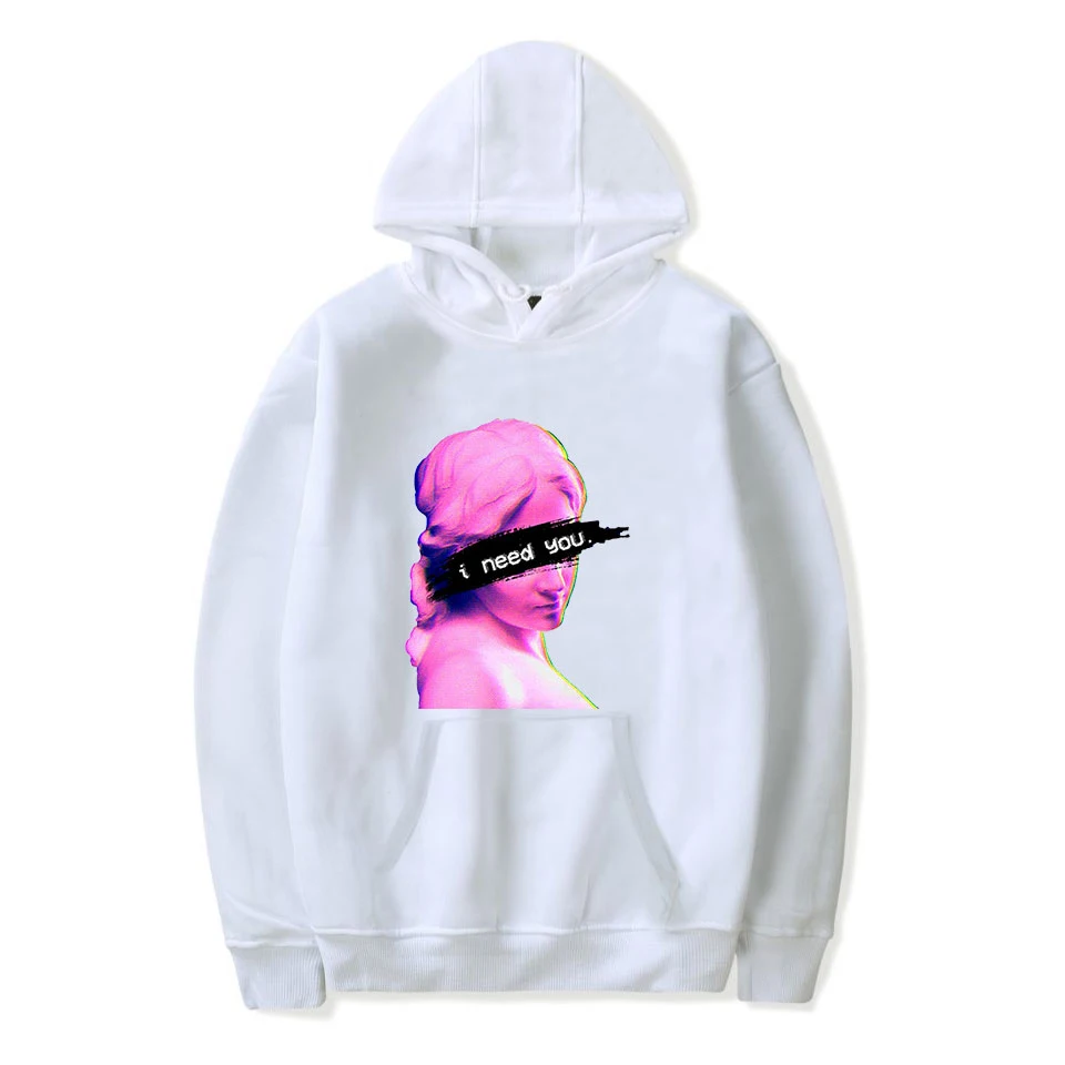 

Aesthetic Vaporwave Hoodies Men/Women Sad Girl Retro Japan Anime Vaporwave Hoodie Sweatshirt Harajuku Streetwear Jacket Clothes