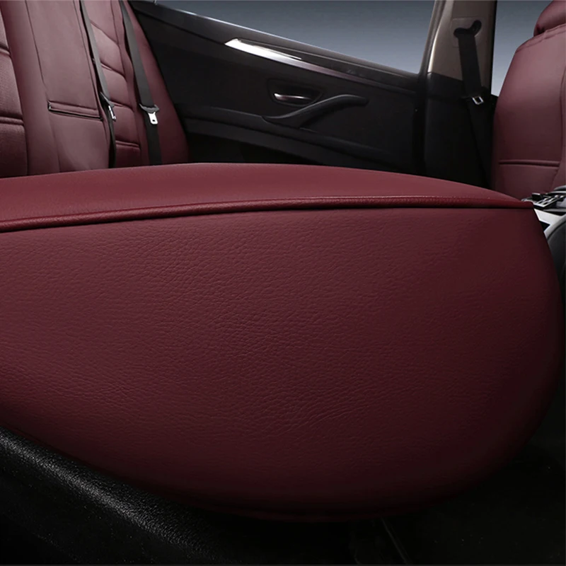 

KADULEE Custom Leather car seat cover For Jaguar XJ XF XE E-PACE XFL XEL Automobiles Seat Covers cars seats protector
