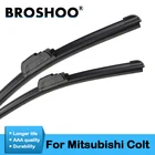 Автомобильные щетки стеклоочистителя BROSHOO для Mitsubishi Colt, 3 двери5 дверей, подходит для стандартного крюка Arm 2004 2005 2006 2007 2008 2009 2010 2011