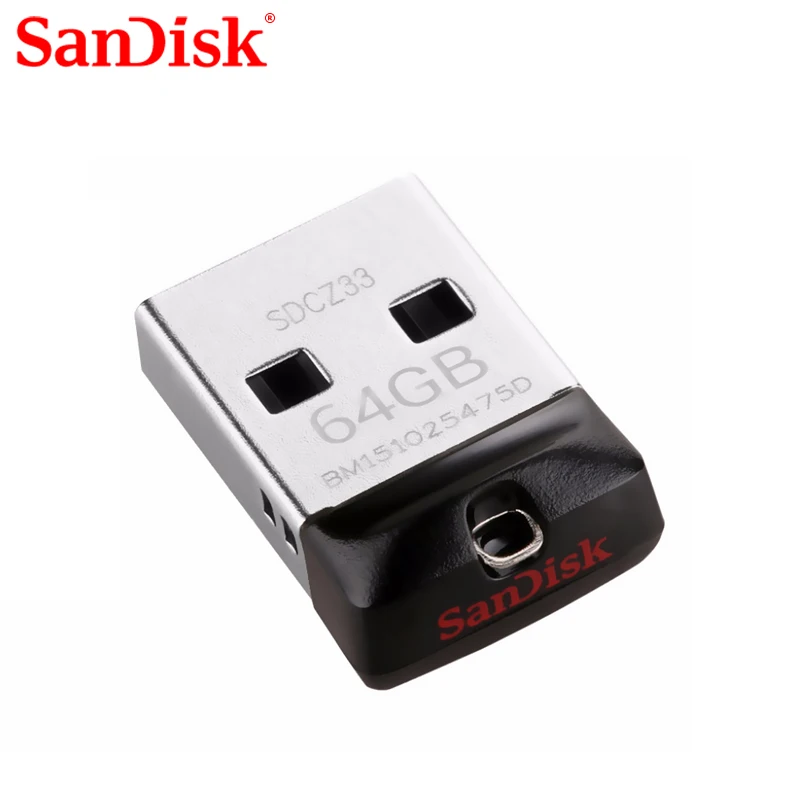 USB 2 0 оригинальный флэш-накопитель SanDisk CZ33 мини-флешка на 64 ГБ 32 16 8 флэш-карта U-диск