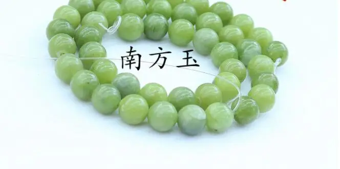 

Natural Stone Beads Lemon Green Jades Round Loose Spacer Beads For Jewelry Making 6/8/10mm DIY Bracelets 15''Strand fg4s