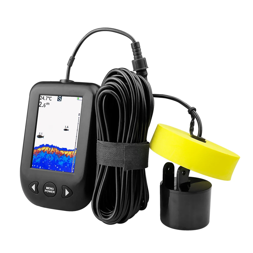 Портативный гидролокатор 100 м рыболовные приманки эхолот с сигнализацией для