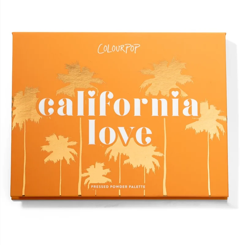 Палитра теней colorpop 12 цветов california love