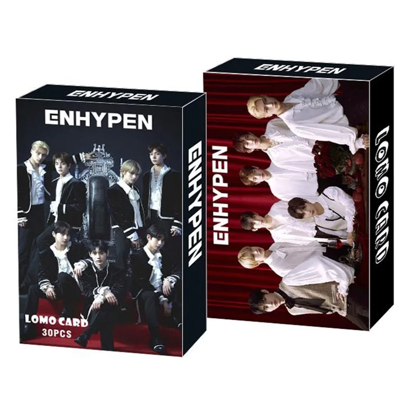30 шт./компл. Kpop ENHYPEN Treasure Фотокарта HD фотоальбом LOMO Card для поклонников подарок |