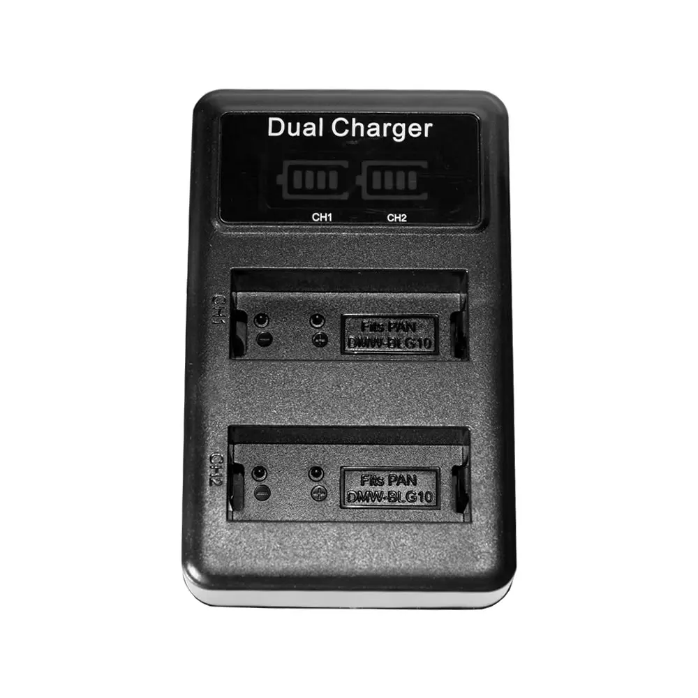 2X батарея + ЖК-зарядное устройство для Panasonic DMW-BLG10E DMC-GX7 GF6 TZ80 TZ81 GX80 GX85 DC-TZ91 DC-TZ202 TZ101 |