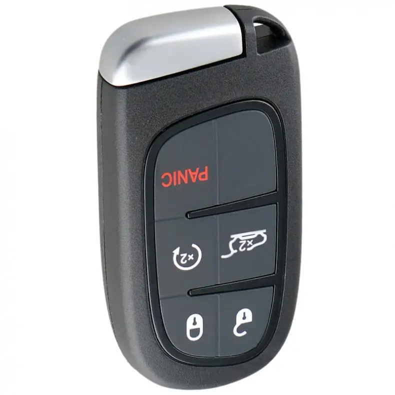 

433Mhz 5 Buttons Keyless Smart Remote Car Key Fob with 4A Chip GQ4-54T Fit for 2014 2015 2016 2017 2018 2019 Jeep / Cherokee