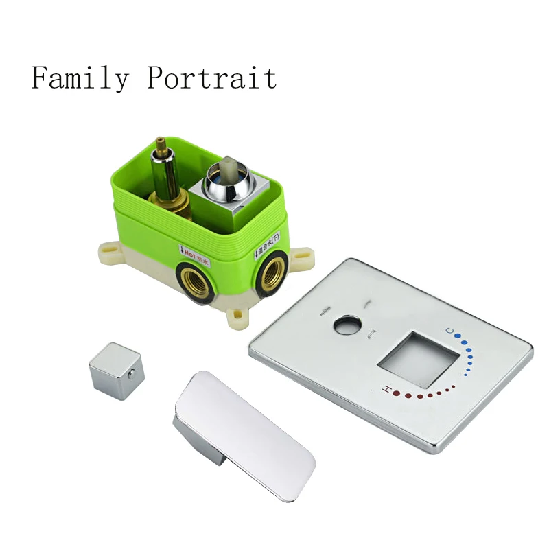 Скрытые латунные смесители для душа смеситель горячего и холодного 3 ходовой