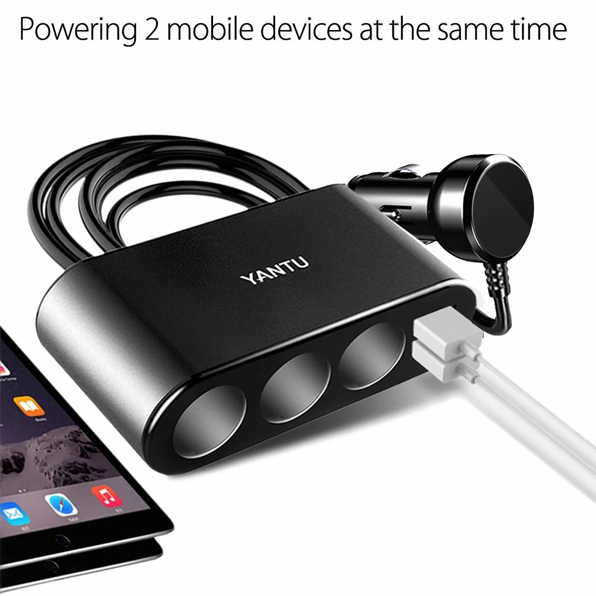 Автомобильное зарядное устройство с двумя USB портами 5 В а 12 24 В|quick charge|charge for phone5v