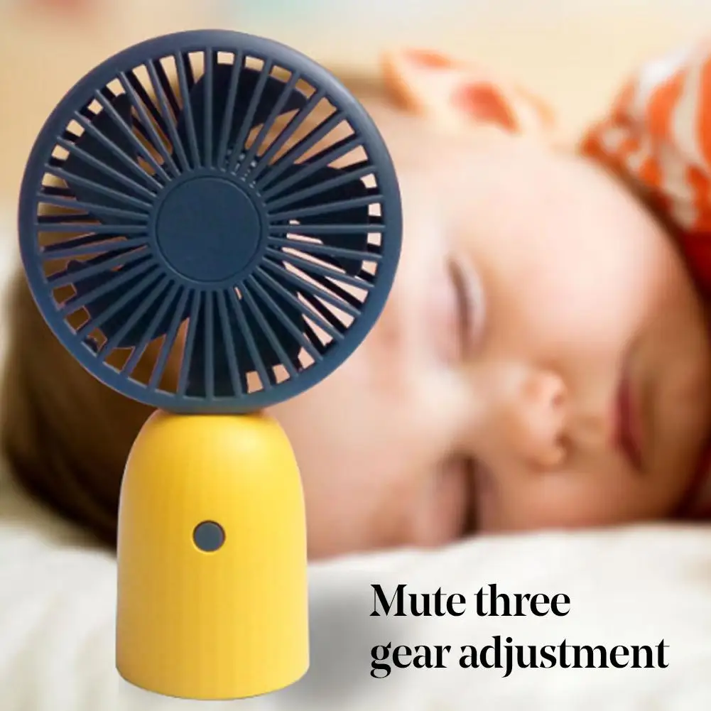 

Портативный мини милый ручной USB Перезаряжаемый летний бесшумный охлаждающий вентилятор охлаждения