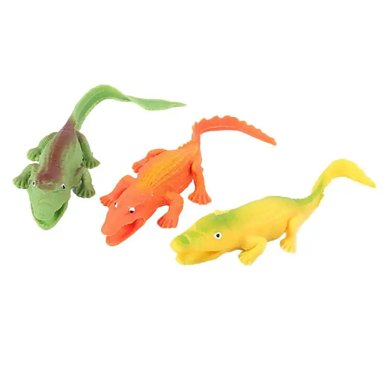

3Pcs Prank Toys Stress Relieve Toys Creative Crocodile Vent Toys for Kid Adult