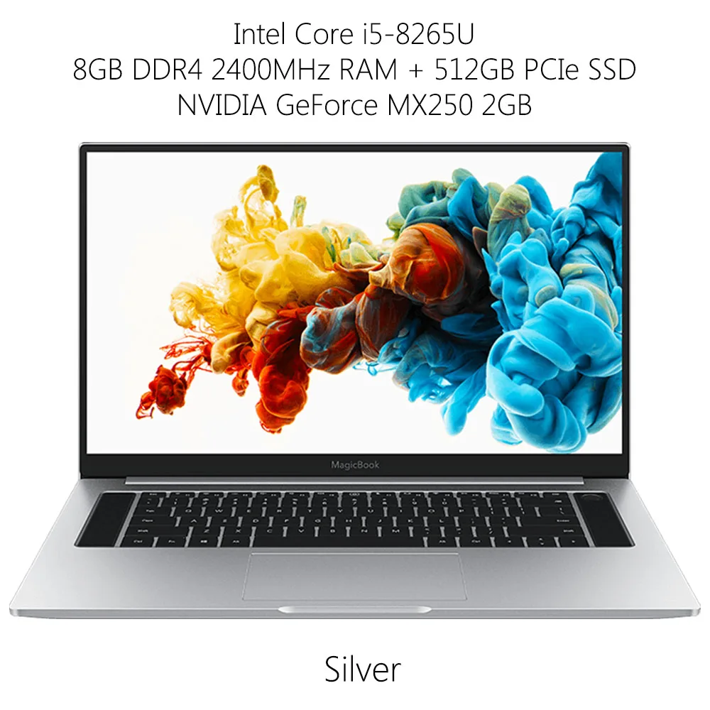 i5 8265U 8GB 512GB Ноутбук HUAWEI Honor MagicBook Pro 16,1 дюймов ОС Linux Intel Core i5-8265U 3,9 ГГц 8 Гб DDR4 ram 512 ГБ SSD ноутбук - Цвет: i5 8265U 8GB 512GB
