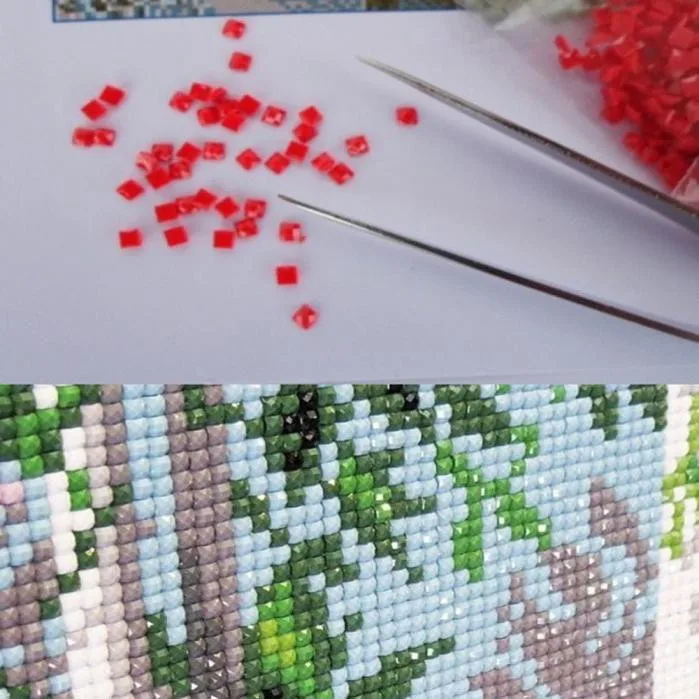 Полный Круглый Алмаз 5D DIY Алмазная картина &quotмилый тигр&quot Вышивка крестом