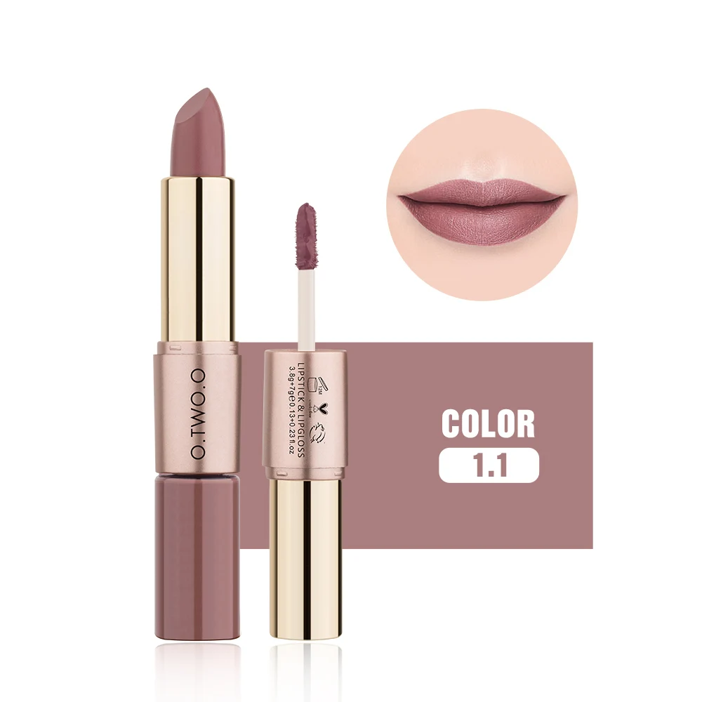 11 O. TWO. O, 12 цветов, матовая губная помада, блеск для губ, длительное увлажнение, водостойкая, N9107 - Цвет: 11