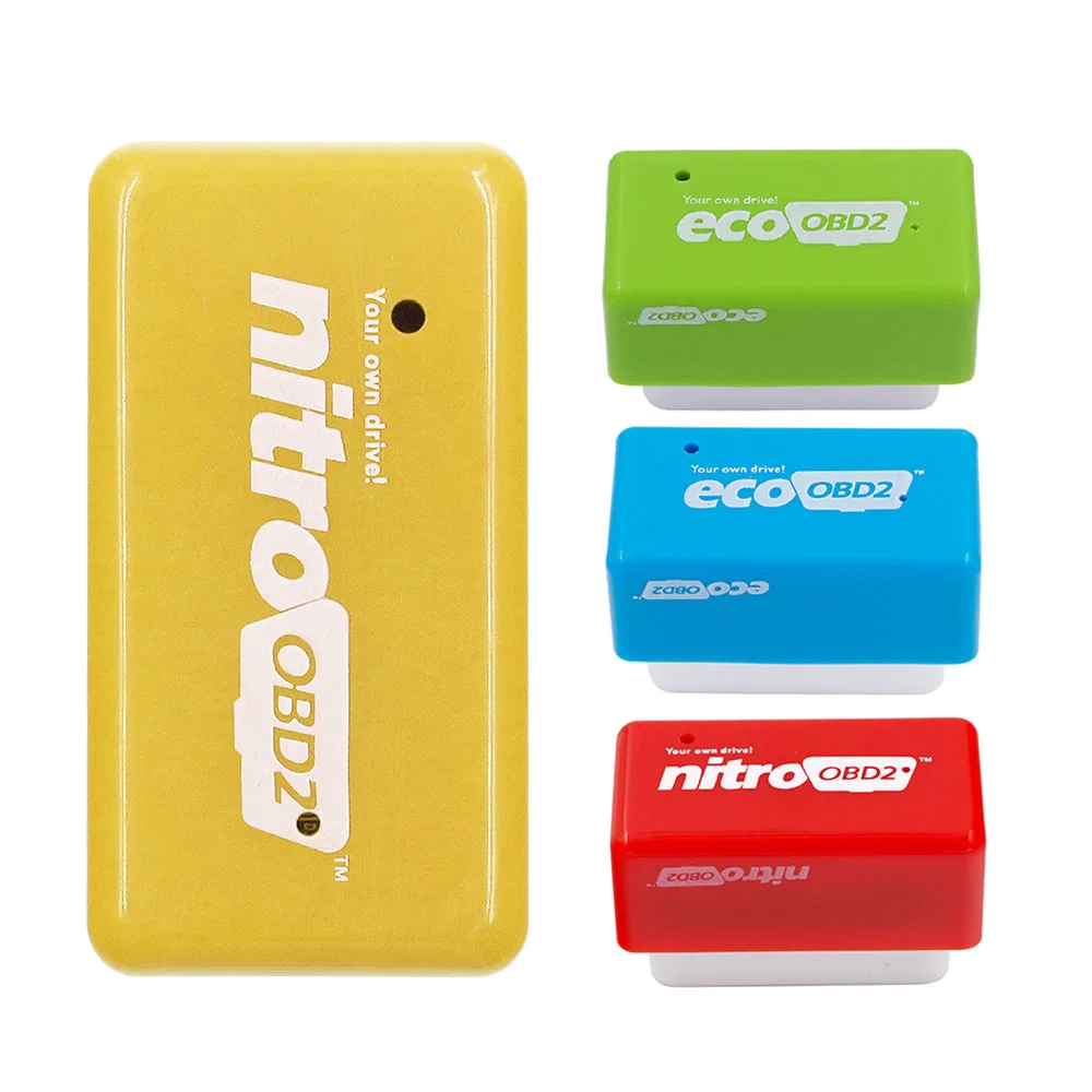Экономия топлива 15% ECO OBD2 &amp Nitro автомобильный экономичный чип тюнинг коробка Plug