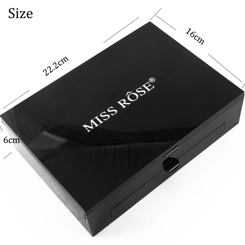 

Miss Rose 180 Colors Cosmetic Powder Eyeshadow Palette Matte Nude Shimmer Eye Shadow Set With Makeup Brush Mirror And 6 Eyebrow