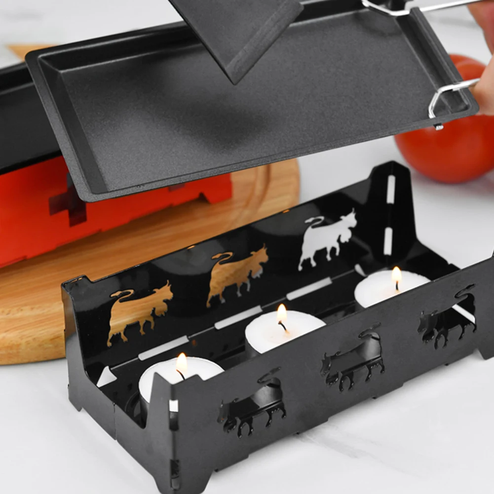 Портативная швейцарская мини духовка для сыра с антипригарным покрытием