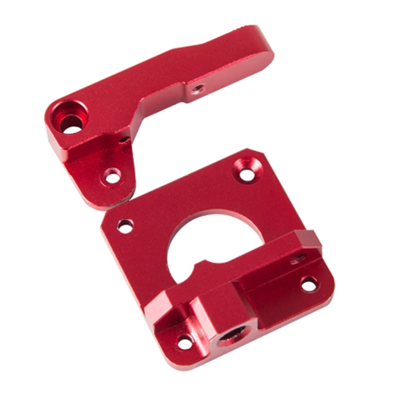 

Red Metal MK8 Extruder Aluminum Alloy Block Bowden Extruder 1.75mm Filament, for CREALITY 3D Printer