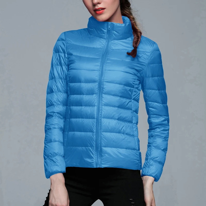 Sfit женский пуховик бархатный теплый светильник с капюшоном куртка длинным