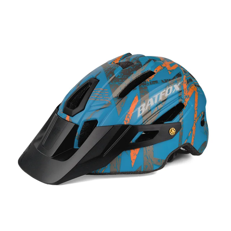 

BATFOX Light Cycling Helmet With Warn Light Ultralight bicycle helmet capacete ciclismo MTB Helmet Safe casco bicicleta hombre