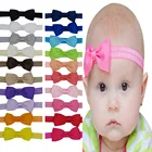 Новая мода Красочные 20 штук детский бант для волос милая мягкая резинка повязка на голову для новорожденных повязка на голову для девочки, аксессуары