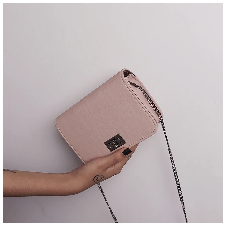 

New Arrival Simple Flap Shoulder Bags for Girls Purse Clutch Retro PU Leather Women Handbag Lady Lock Crossbody Messenger Bag
