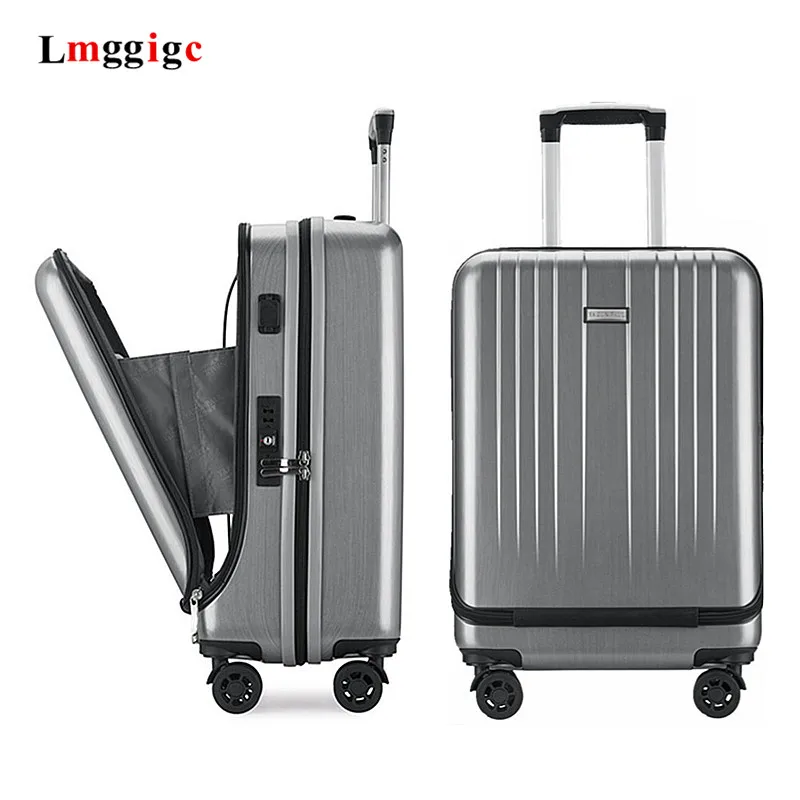 20 &quotбагаж с сумкой для ноутбука Женский чехол путешествий зарядкой USB мужской