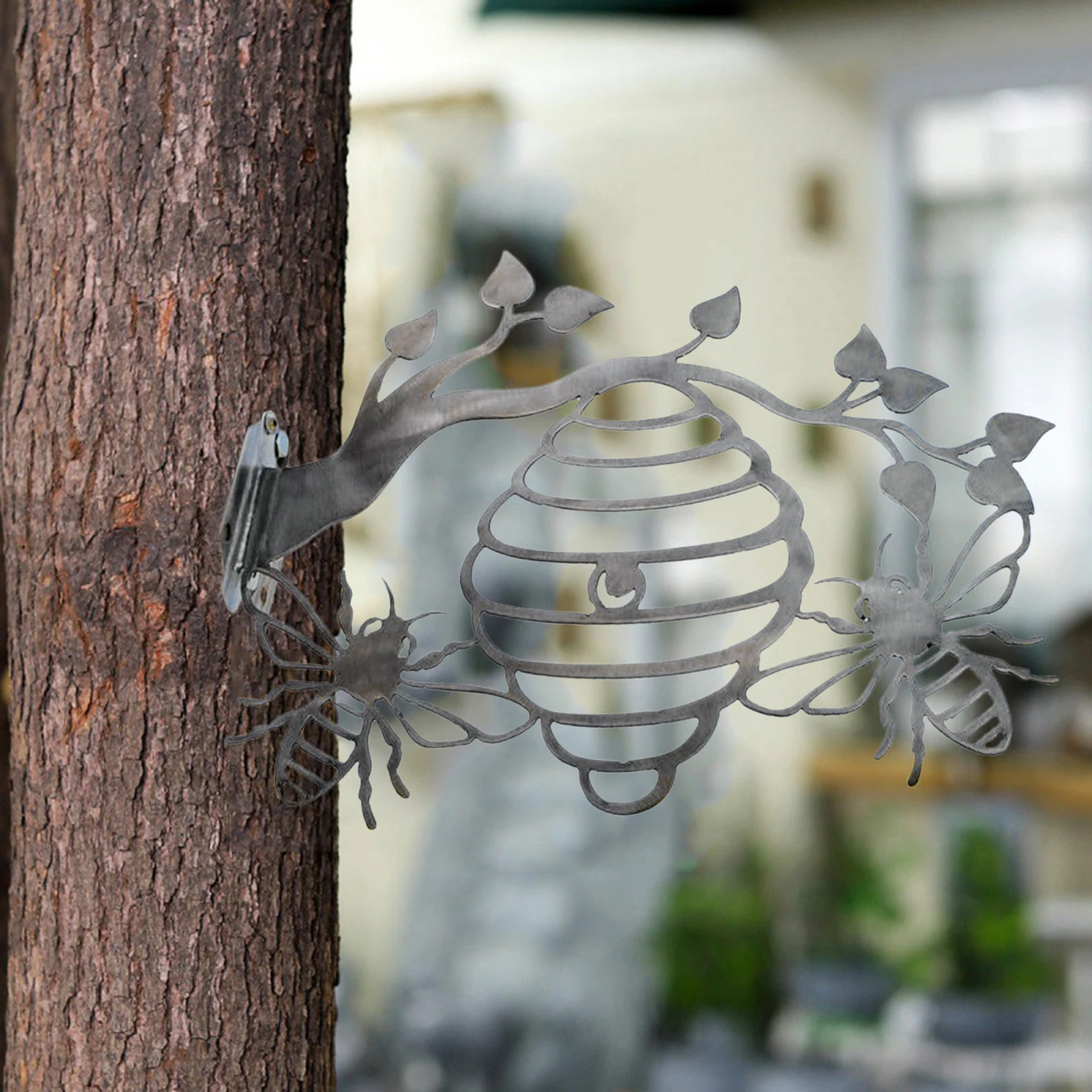 

Outdoor Garden Stake Metal Fairy Silhouette Statue for Home Decor Tree Patio