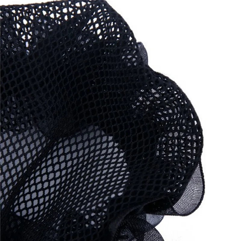 

2PCs Women Ballet Dance Skating Snoods Hair Net Bun Cover Black Nylon Material