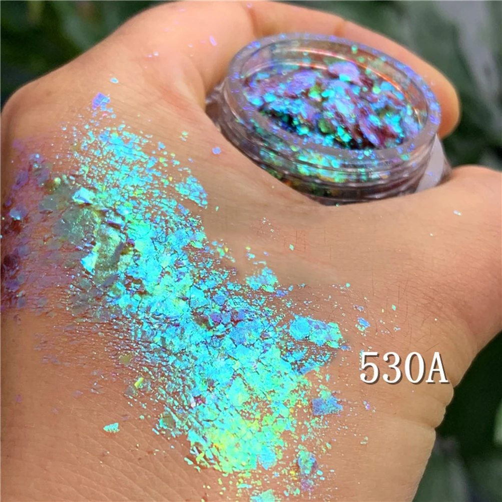 8Colors High Purity Chameleon Eyeshadow Sequin Private Label Cosmetic Glitter Wholesale Metallic Eyeshadow Pigment Yunjin Powder