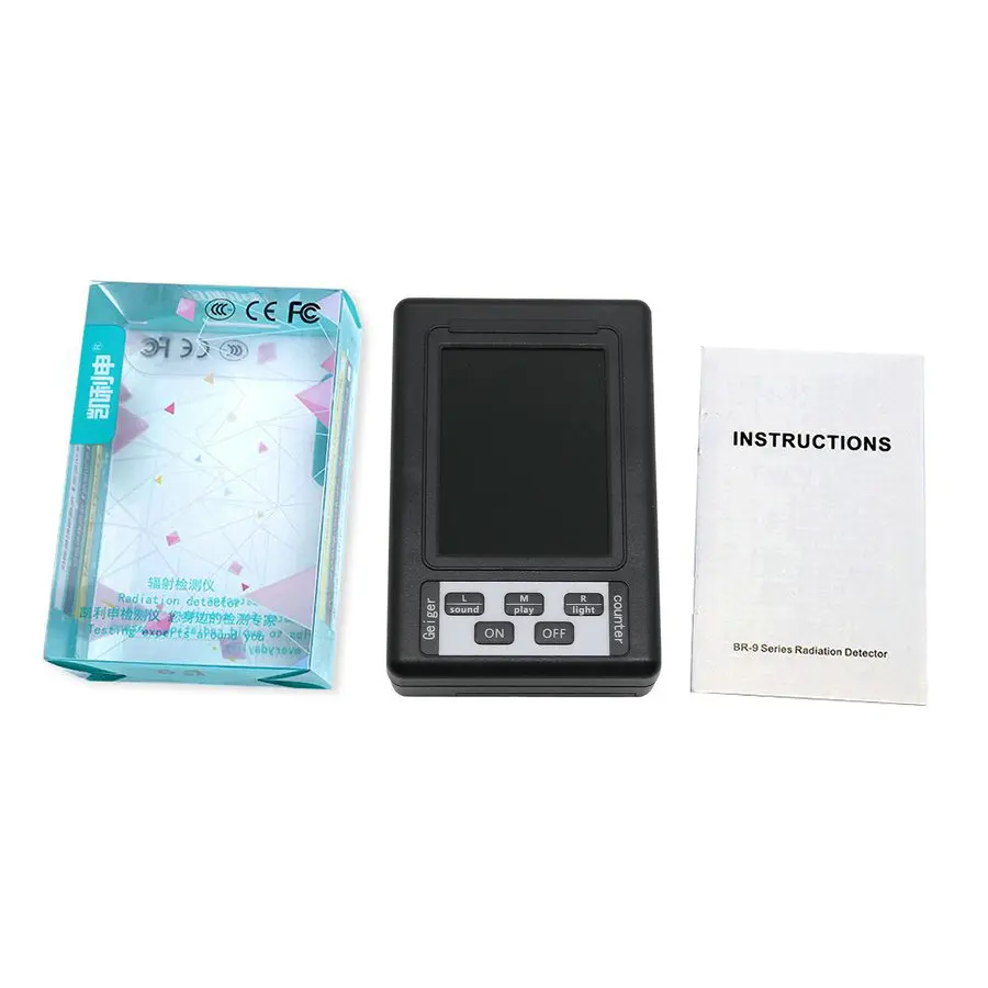 

Nuclear Radiation Detector Personal Dosimeter Marble Detector with Display Screen