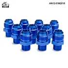10 шт.лот, алюминиевый прямой концевой соединитель для шланга, переходник для масляного радиаторатопливного бакатопливного насоса AN12-01M2015