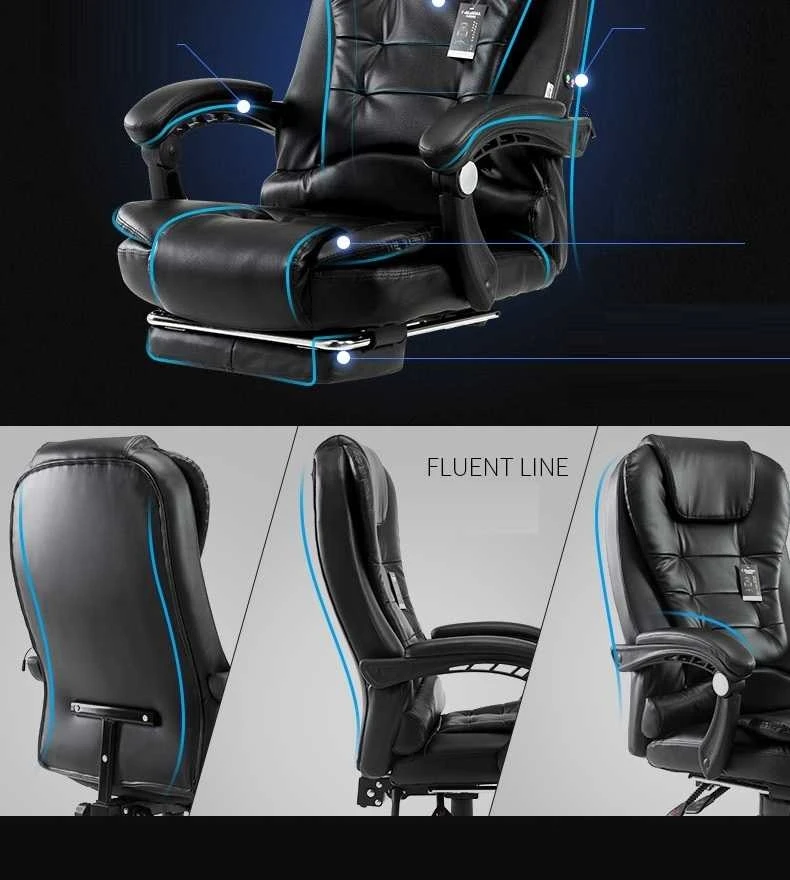 Oficina Boss футболка Stoel Chaise De Bureau Ordinateur Sedia Ufficio кожа Silla Cadeira Poltrona игровое массажное кресло для офиса