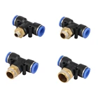 Соединительная труба для садового орошения, 6 мм, 8 мм, Слип-замок, быстрый соединитель 18 