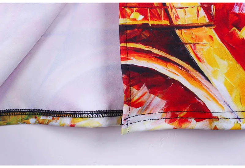 Модная юбка-карандаш для девочек в западном стиле S-4XL яркая Женская с принтом