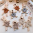 Милая плюшевая резинка для волос медведя, кролика, модные женские резинки для волос, эластичная резинка для волос для девочек, резинка для волос, держатель для конского хвоста, аксессуары для волос