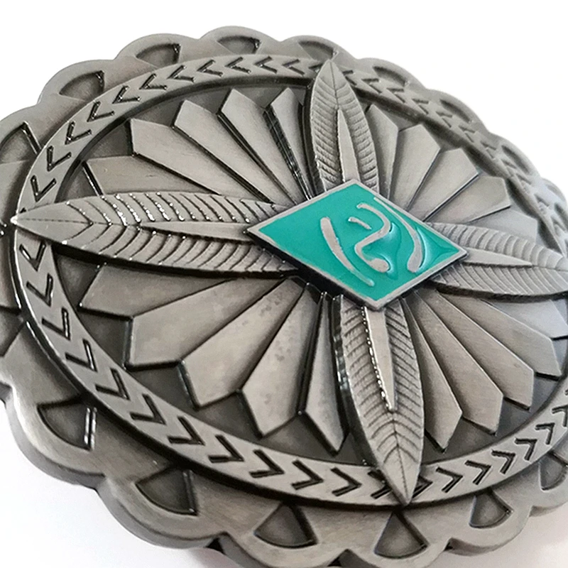 Винтажная Изысканная Цветочная пряжка для ремня ковбойский костюм из Овальной