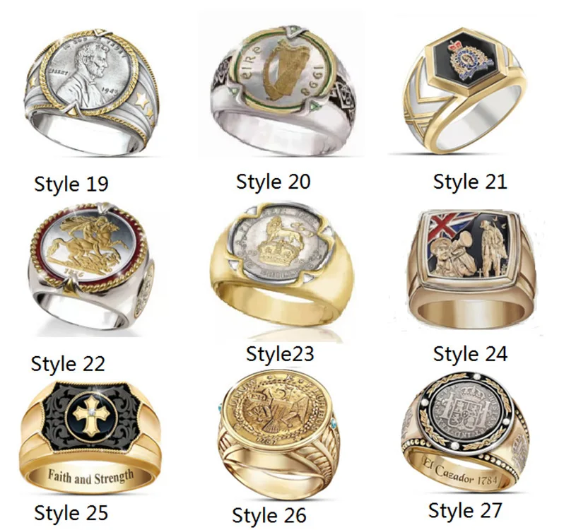 

Fashion Jewelry Rings,Fashion creative ring,Punk ring for men