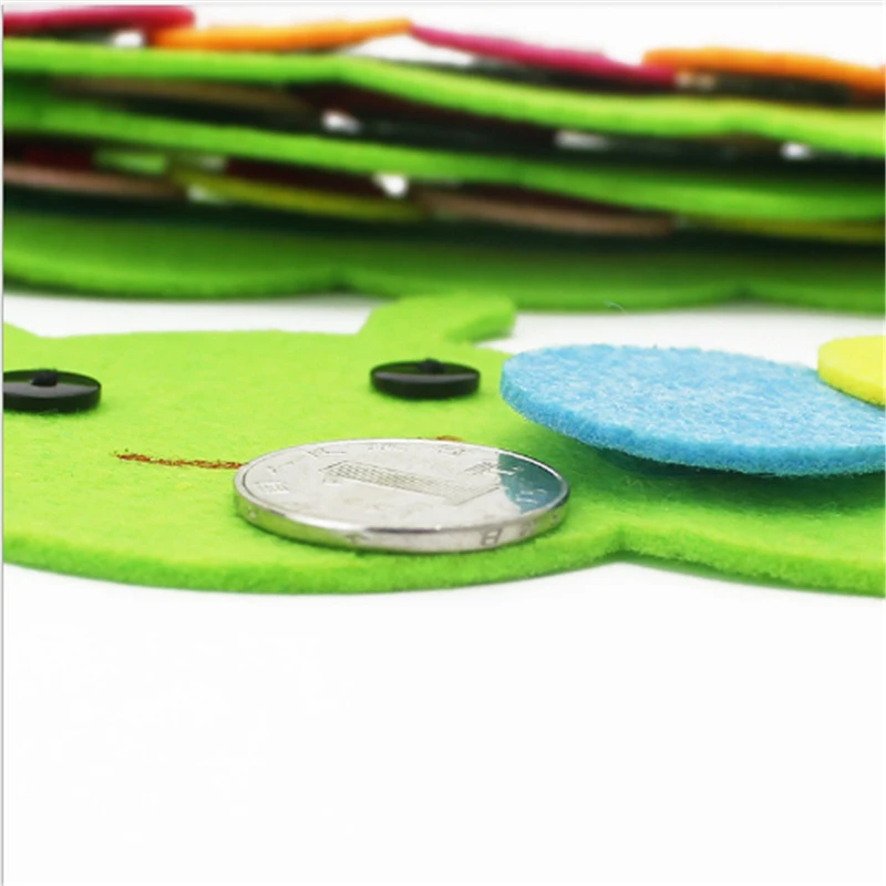 

Montessori Math Toys Children Game Color Sorting Teaching Kindergarten Manual DIY Weave Cloth Early Learning Education Kids Toys