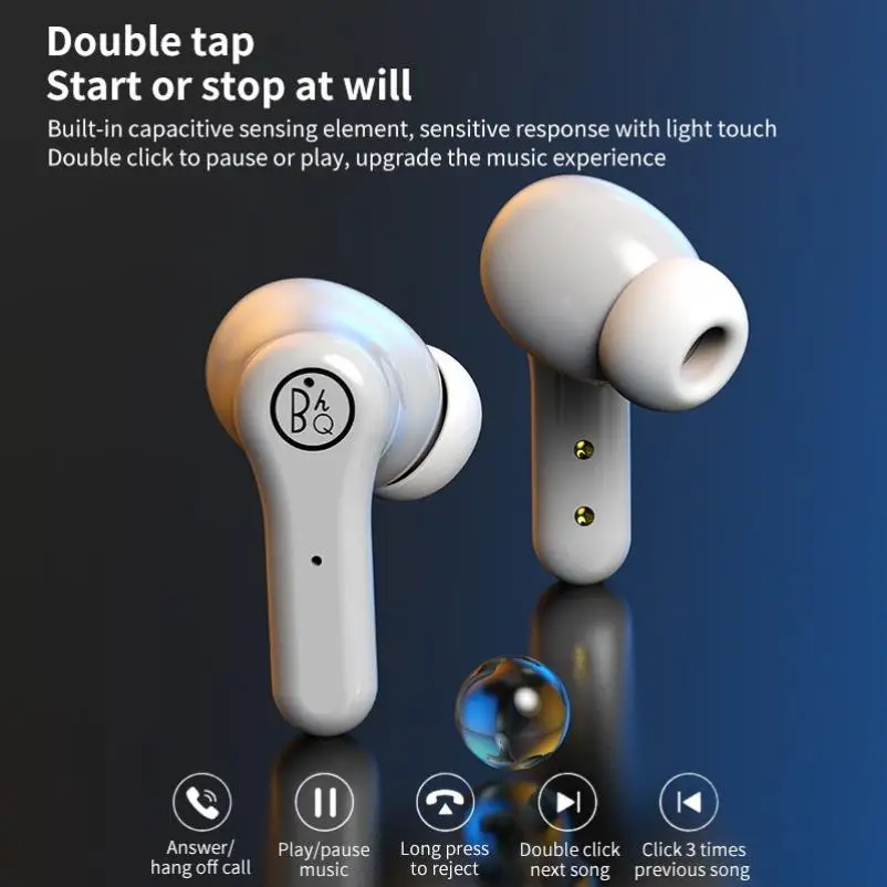 Наушники-вкладыши YYK-ANC Pro TWS 5 1 Bluetooth с цифровым дисплеем и шумоподавлением