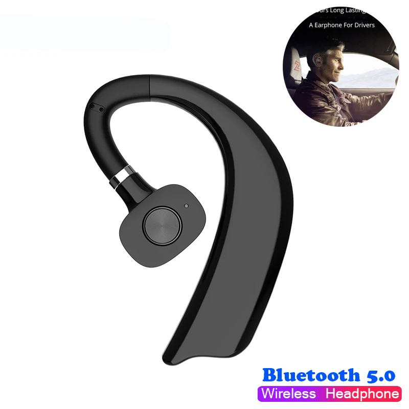 Беспроводные автомобильные bluetooth наушники спортивные водонепроницаемые