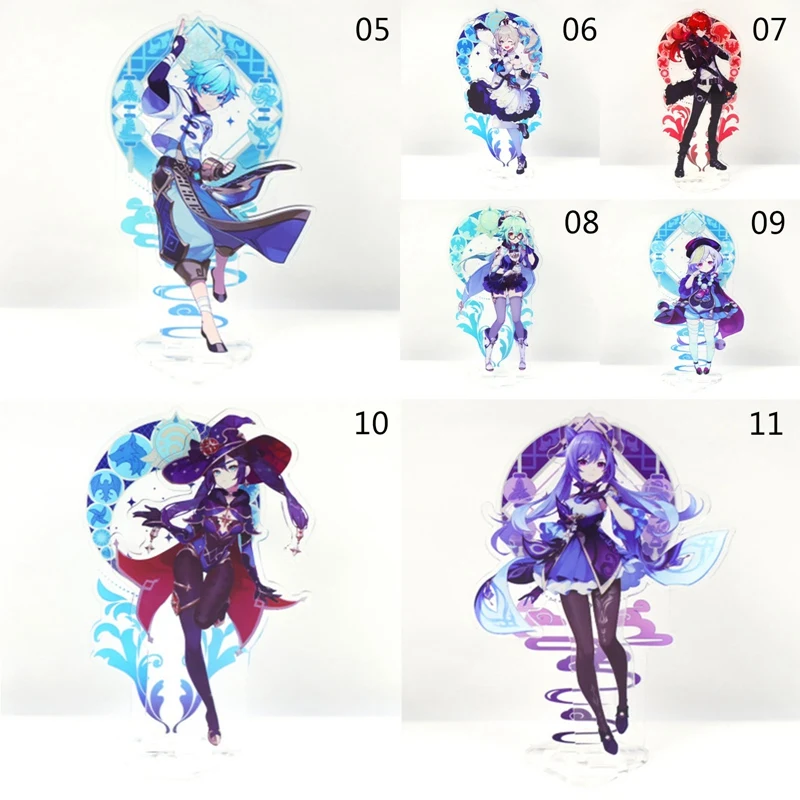 

Adventure Game Genshin Impact Acrylic Stand Model Dual-layer Comic Action Figure Desk Decor Ornaments Fans Collectible Gift 15cm