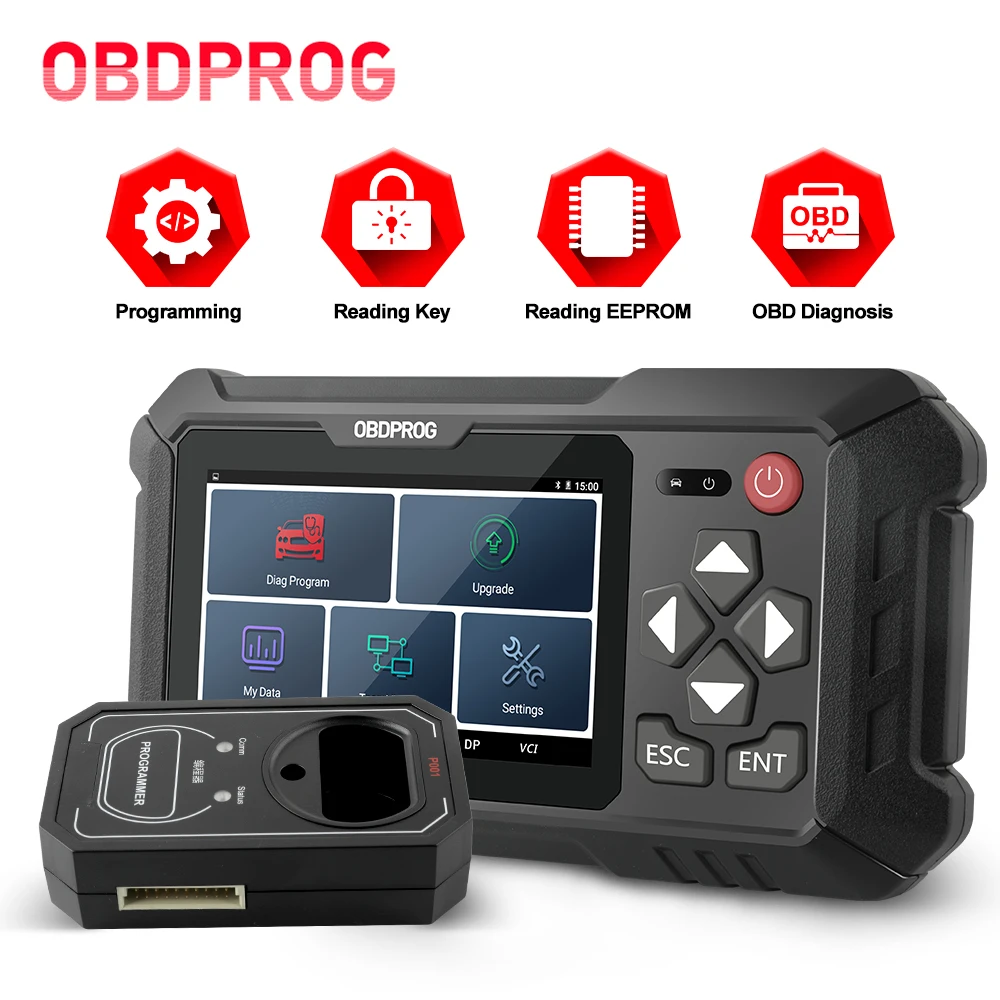 OBDPROG 501 Профессиональный считыватель автомобильных ключей чип EEPROM OBD2