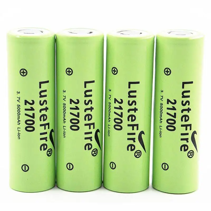 LusteFire 21700 3.7V 5000mAh Li-ion rechargeable battery high-discharge high-drain